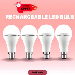clairbell Rechargeable Emergency Bulb Inverter Bulb for home 3Hr battery backup_Pack4 L292 3 hrs Bulb Emergency Light-picture-18