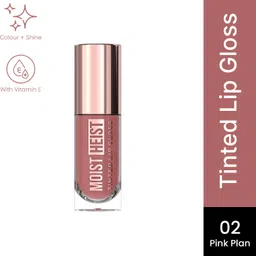swiss beauty Moist Heist Tinted Lip Gloss Color+ Shine With Vitamin E -2 Pink Plan-picture-20