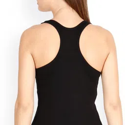 lux cozi Women Black Tank Top/Vest image 2