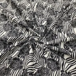 Unstitched Cotton Blend Gown/Anarkali Kurta & Bottom Material Printed-image-4