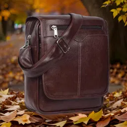 house of common Brown Men Sling Bag Men Sling Bag side bag for men(S-10*11)-picture-11