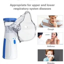 geutierl Portable Mesh Nebulizer Machine for Adults & Kids Manual Nasal Aspirator image 2