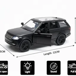zuigo Range Rover SUV Car 1:36 Scale Model Car .Light&Music( Blue) image 3