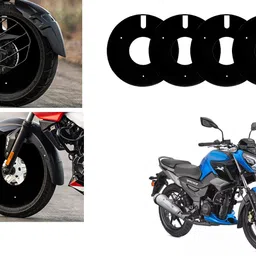 sunriders Full Acrylic Bike Wheel Cover 17 Inch For Tvs Raider 125 Black Pack of 4 Pc Wheel Cover For NA NA-picture-12