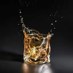 otak (Pack of 4) 101_Tumbler Rocks Bar Glass for Drinking Bourbon, Scotch , Cocktails, Cognac Glass Set Water/Juice Glass image 2