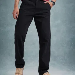 roadster Men Regular Mid Rise Black Jeans-picture-19