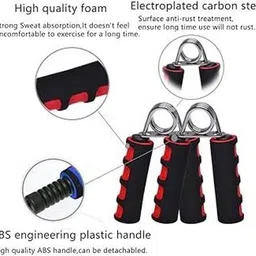 f five Ajustable Hand Grip for Men & Women|Hand Grip Strengthe & Skipping Rope Fitness Accessory Kit Kit image 2