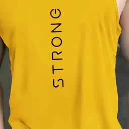 r rockin tees Pack of 4 Polyester Printed Gym Sandow/Vest for Unisex Men Vest image 4