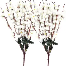 procyon White Orchids Artificial Flower-picture-11