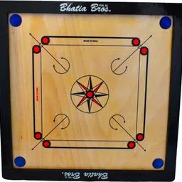 briovy Carrom board 26 Inch for Kids 40 cm Carrom Board image 1