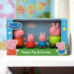mahi zone Peppa Pig Family Set of 4, Peppa Pig, George, Daddy Pig, Mommy Pig Toys _M19-picture-12