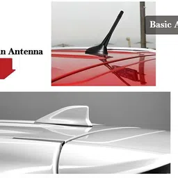 fieryfrost Car Shark Fin Antenna (Replacement Antenna,White Whip Vehicle Antenna image 3