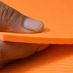 aadyasports Exercise Yoga Mat for Women & Men Washable Orange 2mm mm Yoga Mat image 5