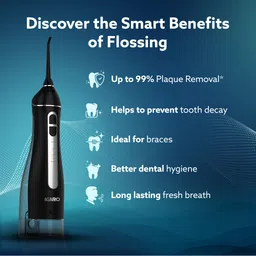 agaro Ultra Plus Oral Irrigator, Portable, IPX7 Waterproof, Flossing at Home & Travel Water Flosser image 3