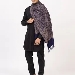 Pashgiri Wool Embroidered Men Shawl image 3