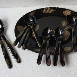 radhe crockery Pack of 44 Melamin Dinner Set image 5