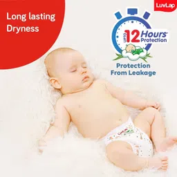 luvlap Baby Diaper Pants With Aloe Vera Lotion For Upto 5 Kg Babies (Pack of 30) Size - New Born image 5
