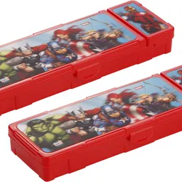 ski VENUE Pack of two Pencil Box Avengers Art Plastic Pencil Boxes-picture-19