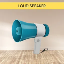 sacro King Bhopu with High Volume Speaker, Battery Backup and Recording FeatureW23 Handheld Megaphone and Rechargeable Siren Loudspeaker With USB/Memory CardL177 Outdoor PA System image 1