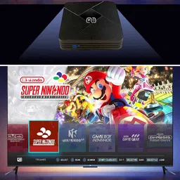 lightgaming Emulator 5600+ Games G5 ANDROID For Smart Tv Limited Edition WiFi 4K HD 64 GB with CONTRA,MARIO BROS,SNOW,gt,BROS,MUSTAFA,DUCK HUNT ,CONTRA 1, 30000+ Games image 2