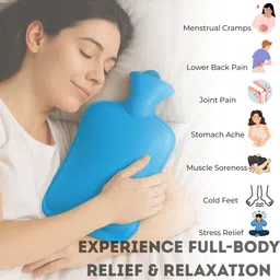 bos medicare surgical Non-Electrical Pain Relief Heating Pad for Backpain Stomachpain Periods Cramps Rubber 2 L Hot Water Bag image 4