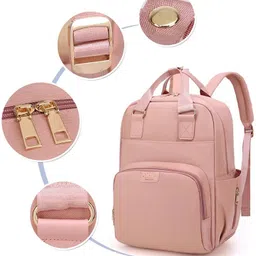 house of quirk Baby Diaper Bag Maternity Backpack With USB Charging Port -35X15X29 Cm Baby Diaper Bag image 3
