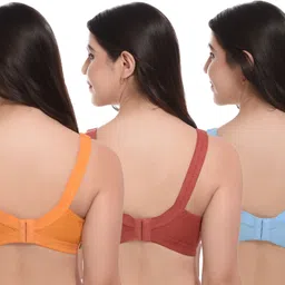teenplus Pack of 3 Women Everyday Non Padded Bra image 2