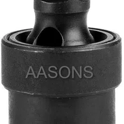 aasons 1/2" Inch DR Square Drive Socket Black Universal Joint Wobble Flex U-Joint Socket Set image 1