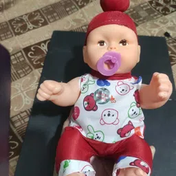 giftsrus Musical Sardar Baby Doll Toy with Pacifier Moving Hands Legs with Songs image 1