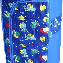 Colorful Design 5 Cabinet Baby Almirah, Kids Wardrobe, Folding Almirah, Toy Box PVC Collapsible Wardrobe-image-38
