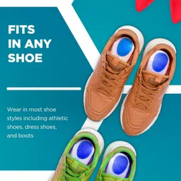 actrovax Sore Heel Protector Silicone Gel Heel Pad Socks Insole image 5