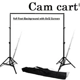 Cam cart 8ftx12ft Purple Background With 9ftx9ft Background stand Kit With Bag Reflector image 2