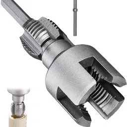 uptodateprouducts Pipe Thread Cutting Tool Integrated Internal and External,Pipe Threading Tool Pvc Pipe Threader for 1/2'' 3/4'' 1'' Dies, Electric Drill Compatible Threading-picture-24