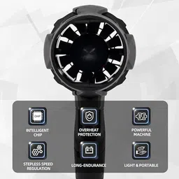 washify Turbo Jet Blower, Cordless Turbo Super Power Air Duster Backward Curved Air Blower image 3