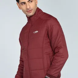 fort collins Men Solid Bomber Jacket image 3