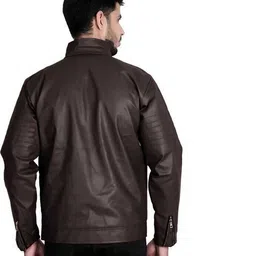 shreyatrend Men Solid Biker/Riding Jacket image 2