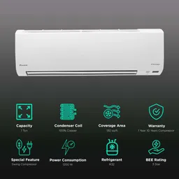 daikin 1 Ton 3 Star Split Inverter AC- Pearl White image 5