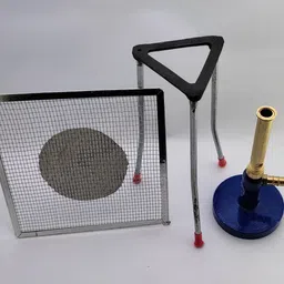 moolenterprises laboratory Bunsen burner with tripod stand and wire gauge (set of 3) Laboratory Bunsen Burner-picture-22