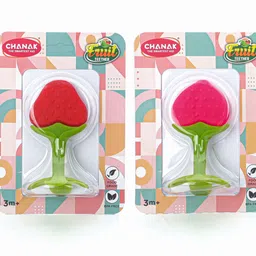 aditi toys Baby Silicone Teether, Fruit Teether For Toddlers, Silicone Teether, Non-Toxic Teether image 2