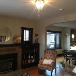 lightwave Crystal Glass Chandelier Warm Yellow Ceiling Light for Living room Chandelier Ceiling Lamp image 2