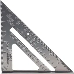 aasons 7'' Aluminum Alloy Speed Square Combination Triangle Metric Ruler Tri-Square image 5