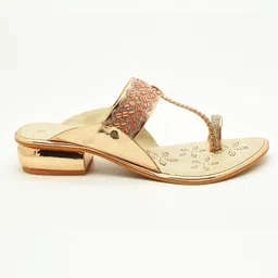 hardwood Women Heels Sandal image 2