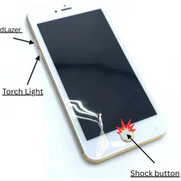 amaco Fake Shocking Phone Prank shock Funny Toy Gadget Tricky Brains SE 405 ShockPen Prank toys Gag Toy image 2