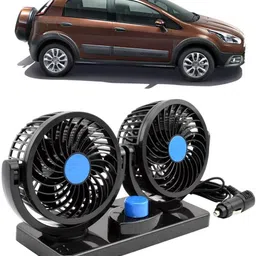voddmars Car Fan 12V 360 Head 2 Speed Quiet Strong for All Auto Vehicles-PKND0106 Car Interior Fan-picture-27