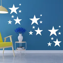 arandnj Painting Wall Stencils (Size:- 16X24 Inch) MAGICAL WORLD THEME- "Shinning Stars Print" DIY Design Ideal For Bedroom, Kids Room, Play School & Studios Decoration Modern Reusable Art Wall Stencil-picture-12