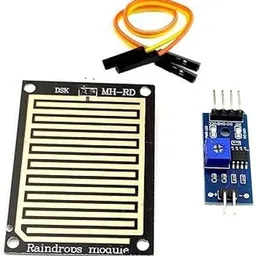 QUALITY RAINDROPS MODULE RAIN DROPS SENSOR WEATHER MOISTURE Electronic Components Electronic Hobby Kit-image-6