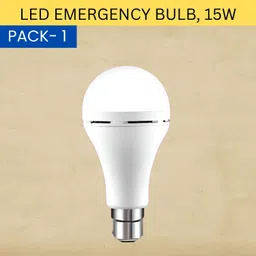 guggu 15W Rechargeable Inverter LED Bulb with Upto 4H.Power Cut Lighting Pack od_1W137 4 hrs Bulb Emergency Light-picture-12