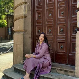 cholki Solid, Striped Kurta, Trouser/Pant & Dupatta Set image 5