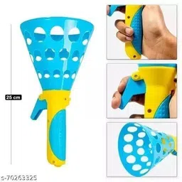 parshvgroups Click & Catch Plastic Twin Ball, Pop and Catch Launcher Basket Toy Set image 3