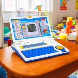 snm97 Educational English Learner Laptop with Mouse for Kids 20 Activity Games toy_408 image 1